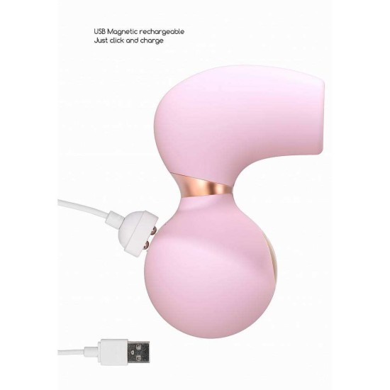 Κλειτοριδικός Παλμικός Δονητής - Invicible Soft Pressure Air Wave Stimulator Pink Sex Toys 