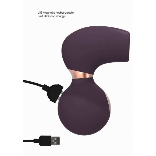 Κλειτοριδικός Παλμικός Δονητής - Invicible Soft Pressure Air Wave Stimulator Purple Sex Toys 