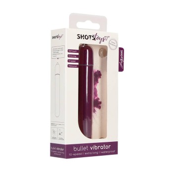 Κλειτοριδικός Δονητής - Shots Bullet Vibrator Extra Long Purple