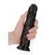 Κυρτό Ρεαλιστικό Πέος - Curved Realistic Dildo With Suction Cup Black 18cm Sex Toys 