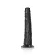 Κυρτό Ρεαλιστικό Πέος - Slim Realistic Dildo With Suction Cup Black 20cm Sex Toys 
