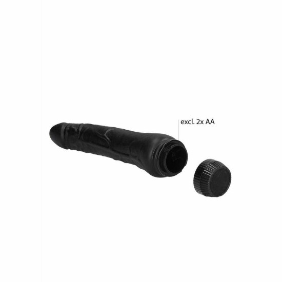 Κυρτός Ρεαλιστικός Δονητής - Shots Multispeed G Spot Vibrator Black 24cm Sex Toys 