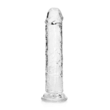 Straight Realistic Dildo With Suction Cup Clear 20cm