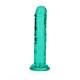 Μαλακό Πέος Χωρίς Όρχεις - Straight Realistic Dildo With Suction Cup Green 16cm Sex Toys 