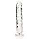 Straight Realistic Dildo With Suction Cup Clear 22cm Sex Toys