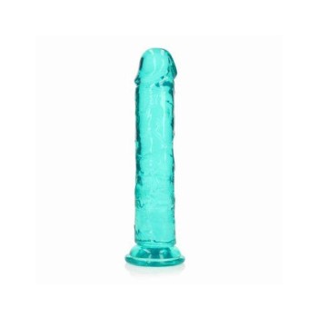 Straight Realistic Dildo With Suction Cup Green 22cm