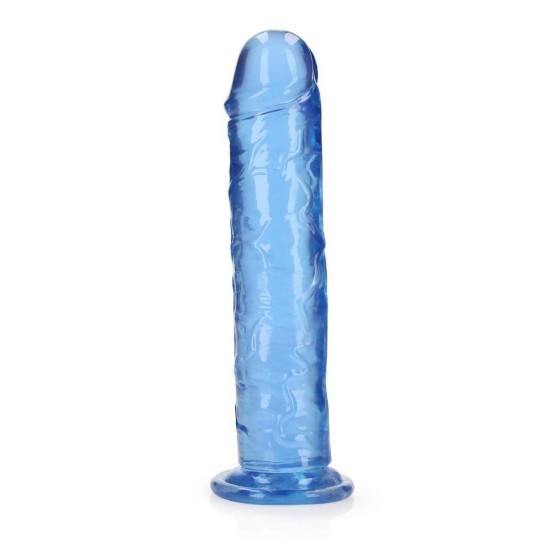 Straight Realistic Dildo With Suction Cup Blue 25cm Sex Toys
