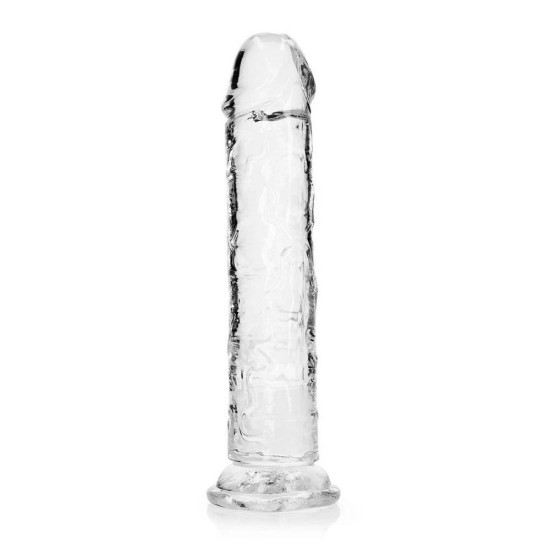 Straight Realistic Dildo With Suction Cup Clear 25cm Sex Toys