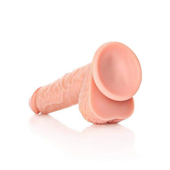 Μεγάλο Ομοίωμα Πέους - Straight Realistic Dildo With Balls Beige 20cm Sex Toys 