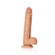 Μεγάλο Ομοίωμα Πέους - Straight Realistic Dildo With Balls Brown 30cm Sex Toys 