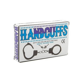 Μεταλλικές Χειροπέδες Με Κλειδιά - Metal Handcuffs With Keys Silver