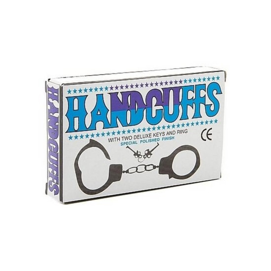 Metal Handcuffs With Keys Silver Fetish Toys 