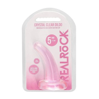 Μη Ρεαλιστικό Ομοίωμα - Crystal Clear Non Realistic Dildo Pink 12cm