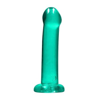 Μη Ρεαλιστικό Ομοίωμα - Crystal Clear Non Realistic Dildo Turquoise 17cm