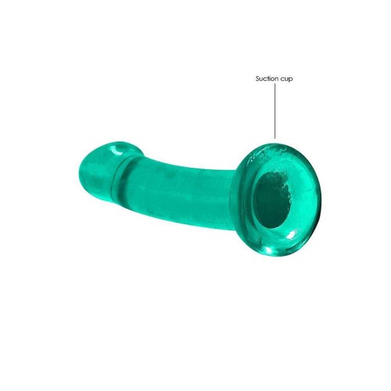 Μη Ρεαλιστικό Ομοίωμα - Crystal Clear Non Realistic Dildo Turquoise 17cm Sex Toys 