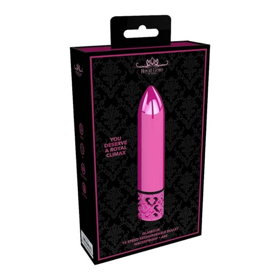 Μίνι Επαναφορτιζόμενος Δονητής - Glamour 10 Speed Rechargeable Bullet Pink Sex Toys 
