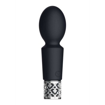 Brilliant Mini Rechargeable Wand Massager Black