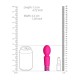 Brilliant Mini Rechargeable Wand Massager Pink Sex Toys