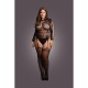 Bodystocking With Long Sleeves And Turtleneck Erotic Lingerie 