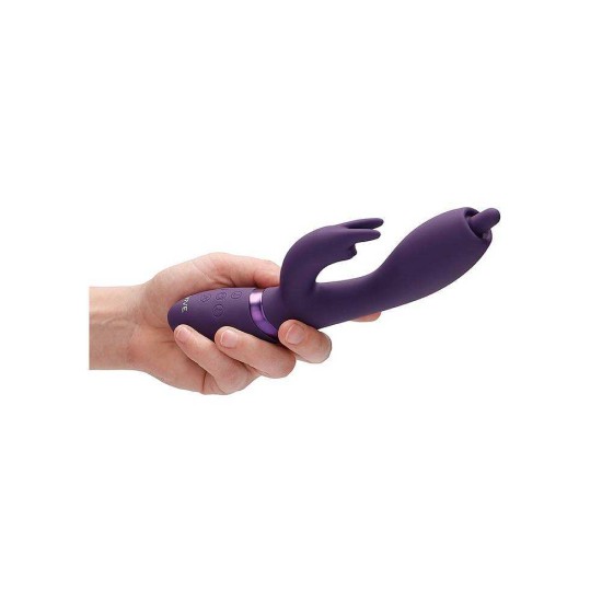 Rabbit Δονητής Με Εσωτερική Γλώσσα - Nilo Pinpoint Rotating Rabbit Vibrator Purple Sex Toys 