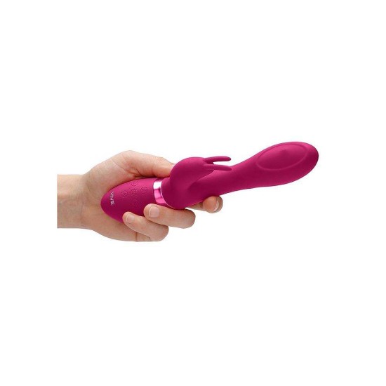 Rabbit Δονητής Με Εσωτερική Μπίλια - Mira Spinning Ball Rabbit Vibrator Pink Sex Toys 