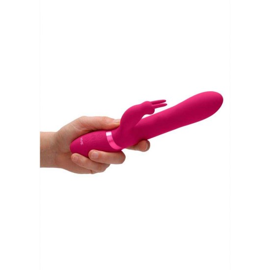 Rabbit Δονητής Με Κινούμενες Μπίλιες - Amoris Up & Down Beaded Motion Rabbit Vibrator Pink Sex Toys 