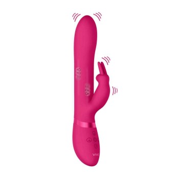 Amoris Up & Down Beaded Motion Rabbit Vibrator Pink
