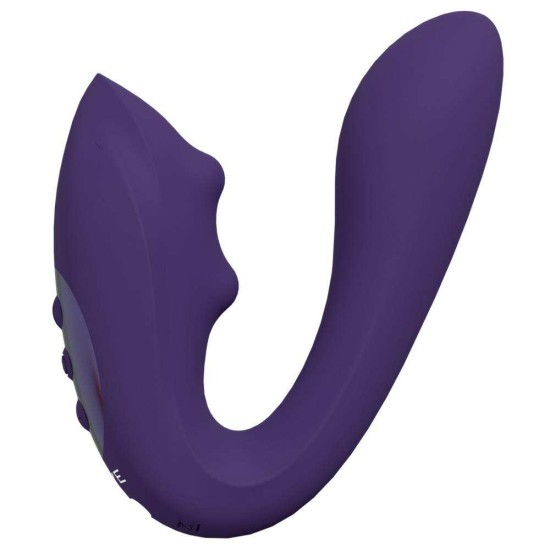 Yuki Dual G Spot Vibrator With Beads Purple Sex Toys