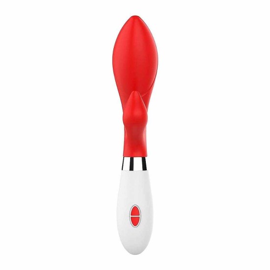 Achelois Silicone Rabbit Vibrator Red Sex Toys