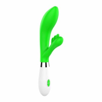 Rabbit Δονητής Σιλικόνης - Agave Silicone Rabbit Vibrator Green