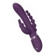 Rini Pulse Wave & Vibrating Double Penetration Rabbit Purple Sex Toys