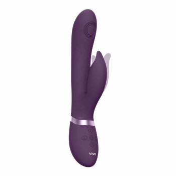 Aimi Swinging, Pulse Wave & Vibrating Rabbit Vibrator Purple
