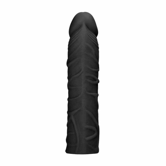 Ρεαλιστικό Κάλυμμα Πέους - Realrock Realistic Penis Extender Black 17cm Sex Toys 