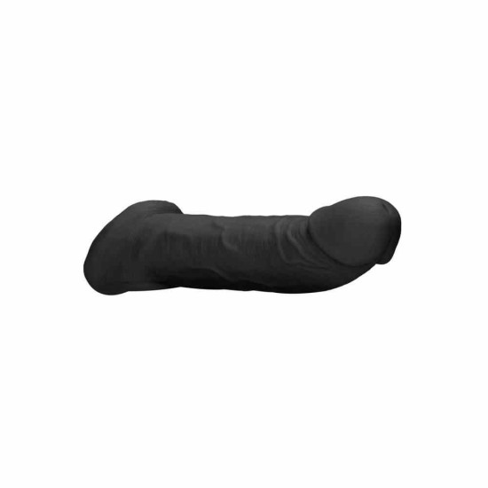 Ρεαλιστικό Κάλυμμα Πέους - Realrock Realistic Penis Extender Black 21cm Sex Toys 