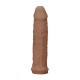 Ρεαλιστικό Κάλυμμα Πέους - Realrock Realistic Penis Extender Brown 16cm Sex Toys 