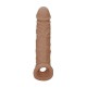 Ρεαλιστικό Κάλυμμα Πέους - Realrock Realistic Penis Extender Brown 20cm Sex Toys 