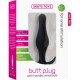 Shots Butt Plug With Handle Small Black Sex Toys