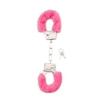 Χειροπέδες Με Ροζ Γούνα - Shots Toys Furry Handcuffs Pink