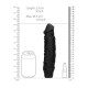 Χοντρός Ρεαλιστικός Δονητής - Shots Realistic Multispeed Vibrator Black 19cm Sex Toys 