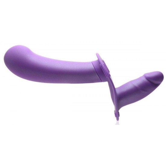 Ασύρματο Διπλό Γυναικείο Στραπον - Double Diva Remote Control Double Dildo With Harness Purple Sex Toys 