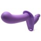 Double Diva Remote Control Double Dildo With Harness Purple Sex Toys