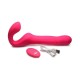 Mighty Thrust Thrusting & Vibrating Remote Strapless Strap On Pink Sex Toys