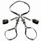 Strict Bondage Harness With Bows Black Fetish Toys 