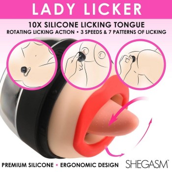 Δονητής Με Κινούμενη Γλώσσα - Lady Licker Clitoral Stimulator