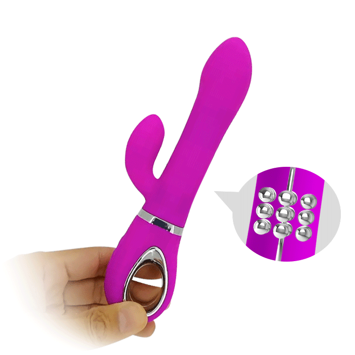 Ternence Rotating Rabbit Vibrator Purple Sex Toys